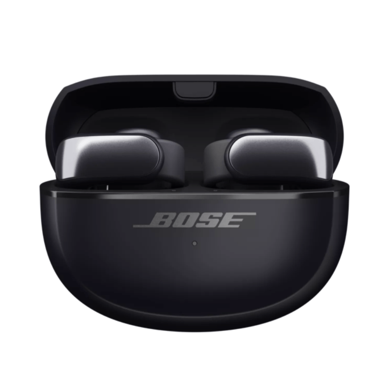 Audífonos Bose Ultra Open Earbuds negro vista frontal