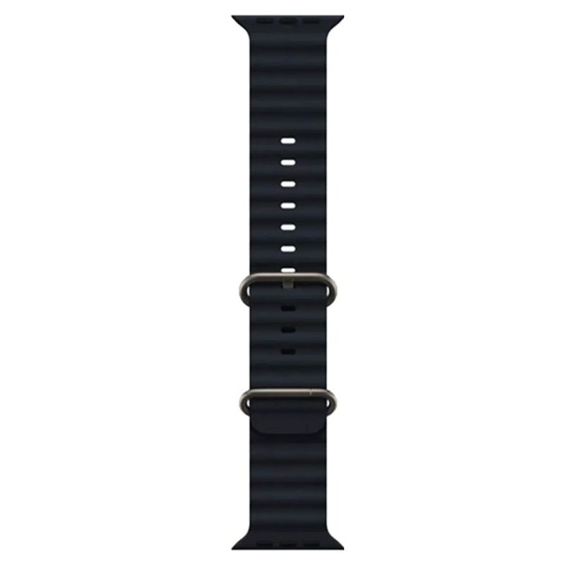 Correa Ocean Ultra OEM Apple Watch titanio negra frontal