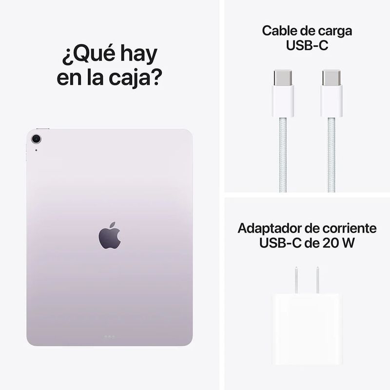iPad Air 11 pulgadas M4 128GB color purple con Pencil Pro