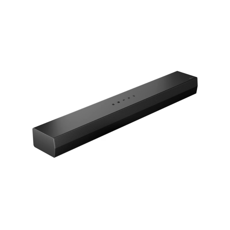 Barra de sonido LG S20A negra vista lateral