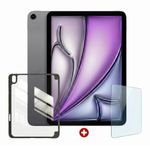 iPad Air 11 pulgadas M4 128GB space gray con case y mica vista frontal