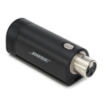 Transmisor Bose Wireless Mic Line XLR negro vista frontal