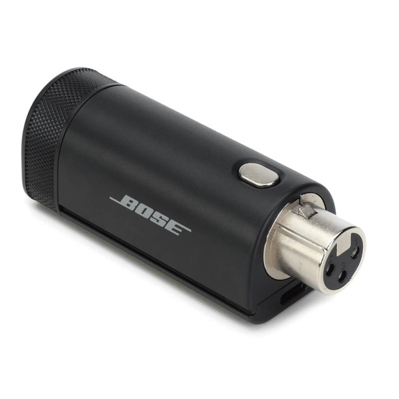 Transmisor Bose Wireless Mic Line XLR negro vista frontal