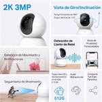 Cámara Tapo C210 Wi-Fi 2K giratoria interior beneficios