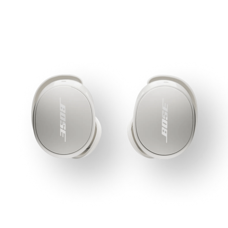 Audífonos Bose QuietComfort Earbuds White Smoke vista frontal