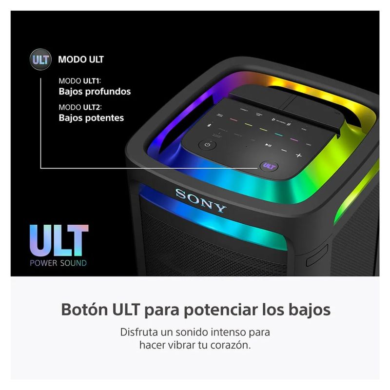 Parlante Sony ULT TOWER 9 negro potencia 153W