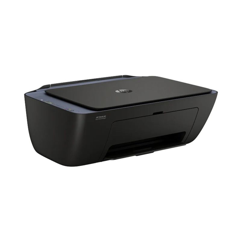 Impresora inalámbrica HP DeskJet 2975 Wi-Fi con cartuchos frontal diagonal