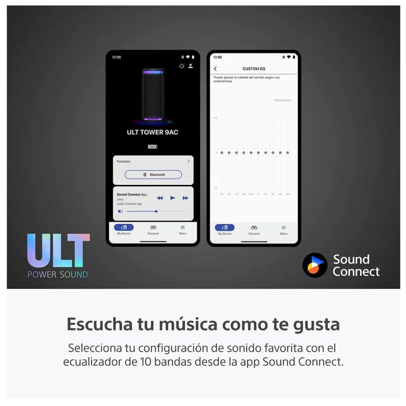 Parlante Sony ULT TOWER 9AC negro enlace con app