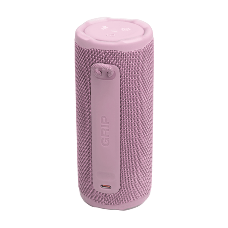 Parlante JBL Grip rosado diseño portátil