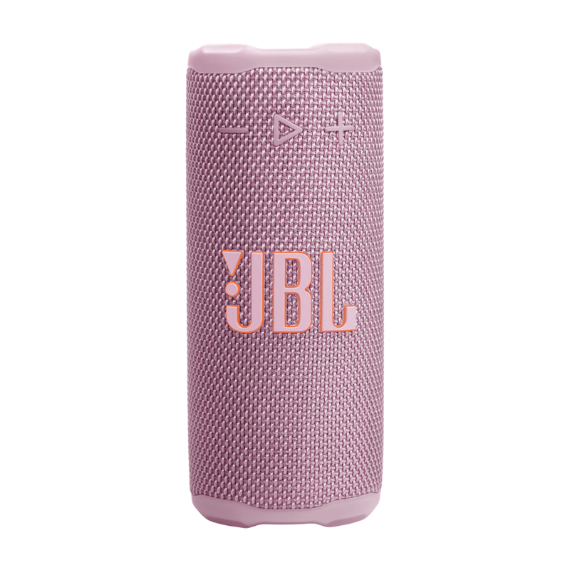 Parlante JBL Grip rosado vista frontal