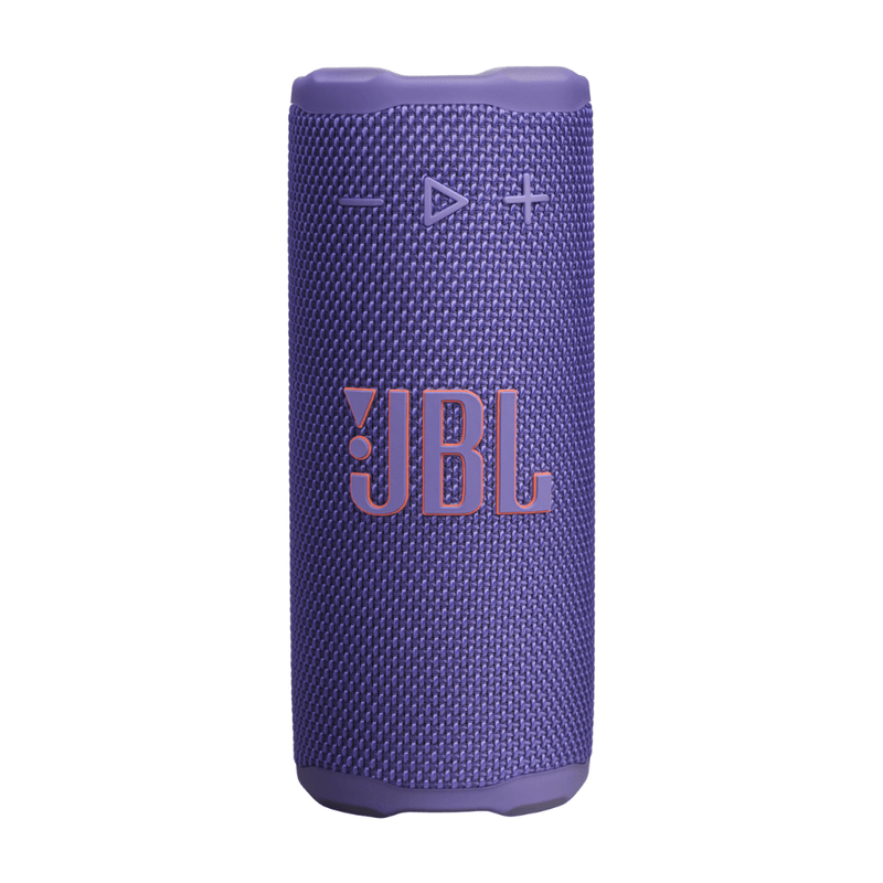 Parlante JBL Grip púrpura vista frontal