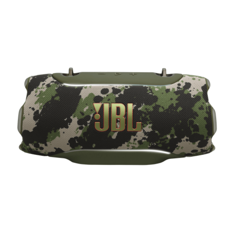 Parlante JBL Xtreme 5 camuflado vista frontal