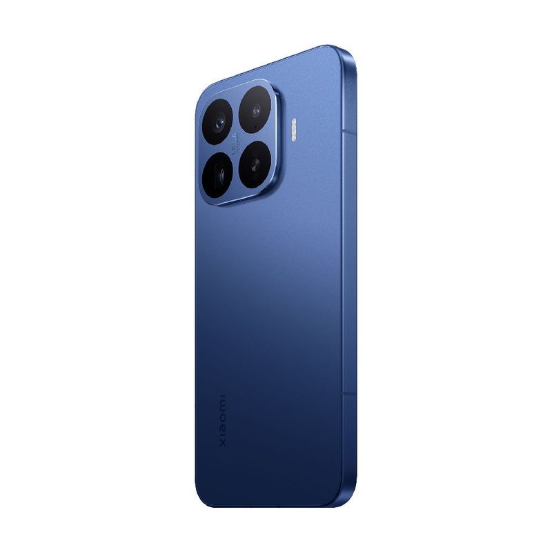 Celular Xiaomi 17T Pro 5G 512GB azul + Tag 4 Pack frontal celular diagonal dorsal