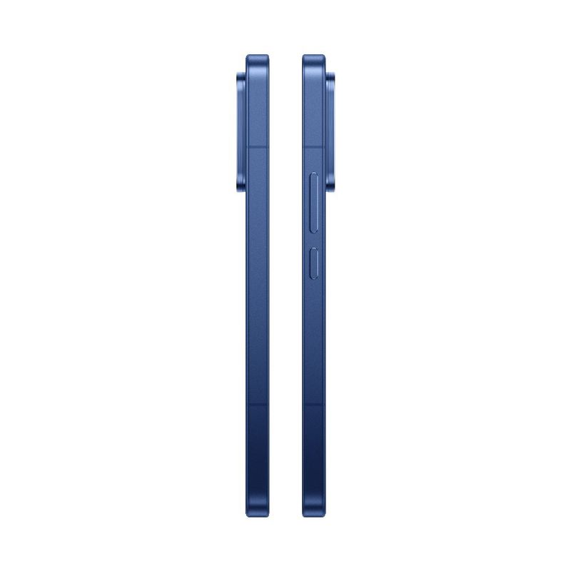 Celular Xiaomi 17T Pro 5G 512GB azul + Tag 4 Pack frontal celular diagonal lateral