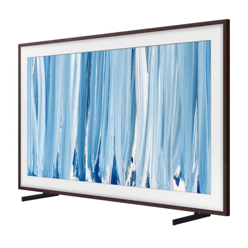 Smart TV Samsung 75 pulgadas 4K QLED Tizen vista frontal oblicua