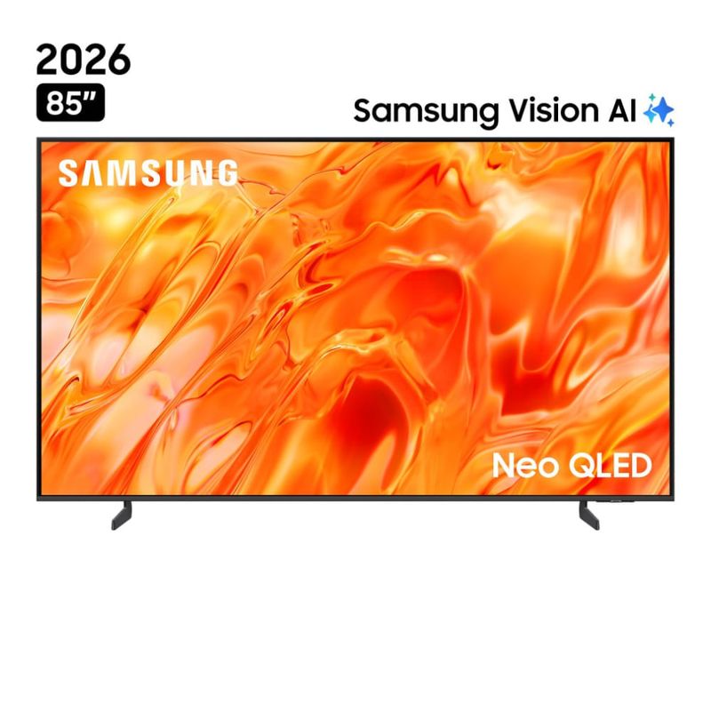 Smart TV Samsung 85" 4K Ultra HD Tizen 2026 vista frontal