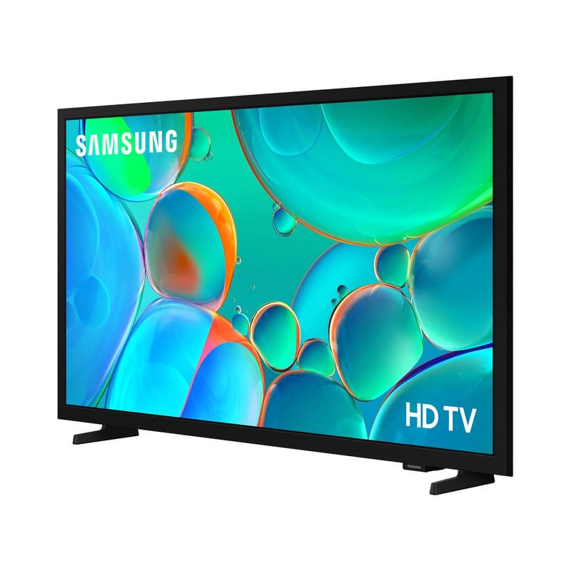 Smart TV Samsung 32 pulgadas HD H5000F LED 2025 vista frontal oblicua