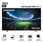 Smart TV Samsung 65 pulgadas 4K MiniLED M70H 2026 especificaciones