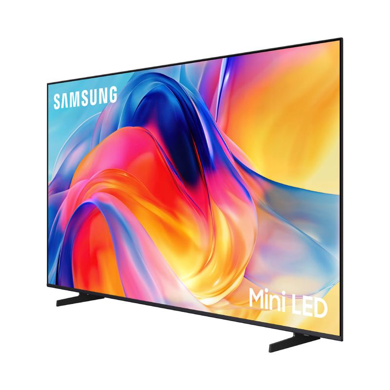 Smart TV Samsung 65 pulgadas 4K MiniLED M70H 2026 vista frontal oblicua