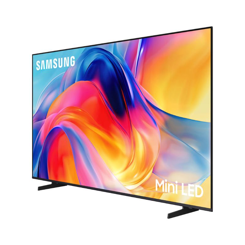 Smart TV Samsung 75 pulgadas 4K MiniLED M70H 2026 vista frontal oblicua