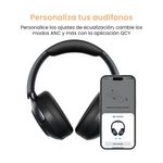 Audífonos QCY H3 Pro negro enlace app