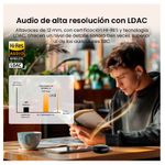 Audífonos QCY MeloBuds Pro blanco audio Hi-Res LDAC
