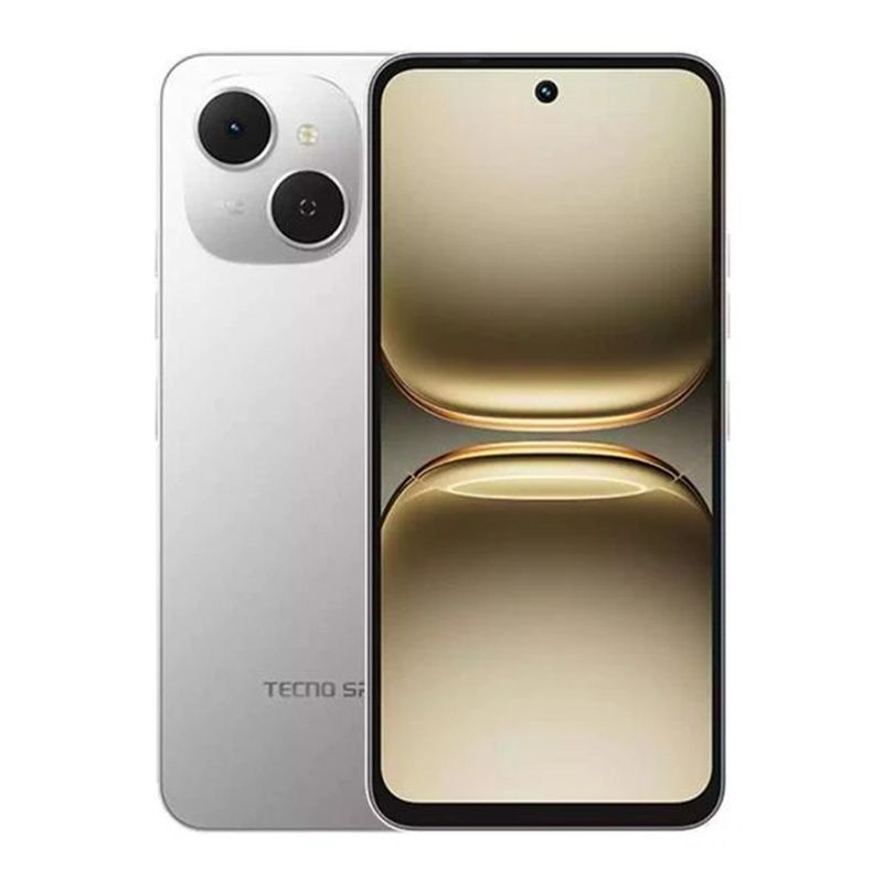 Celular Tecno Spark 40C gris vista