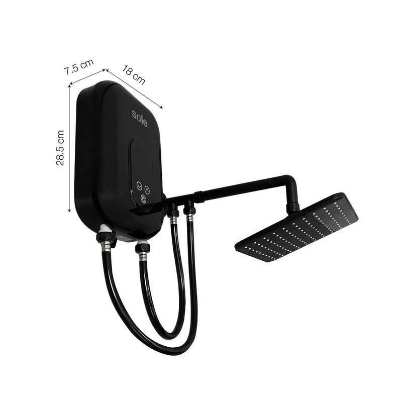 Rapiducha Sole Españolita 5.5kW 10 niveles IPX4 frontal beneficios uso