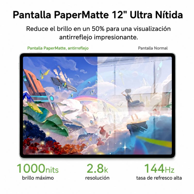 Tablet Huawei MatePad 12X 12 pulgadas 256GB color blanco especificaciones