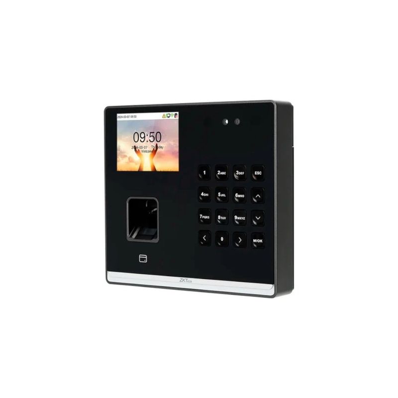 Control biométrico ZKTeco SenseFace M2F-LR frontal diagonal