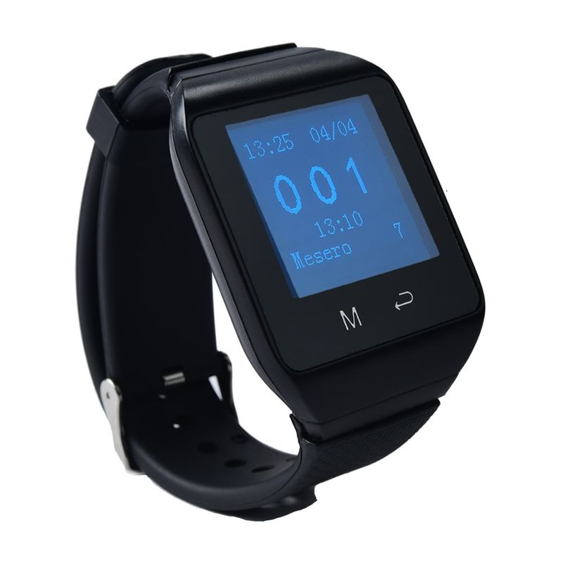 Reloj localizador EasyCall para mozos, audio y vibración uso