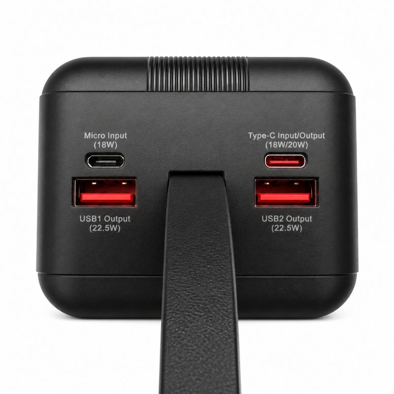 Power Bank Redd 40000mAh 22.5W Turbo Charge, display LED dorsal