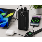 Power Bank Redd 40000mAh 22.5W Turbo Charge, display LED tamaño