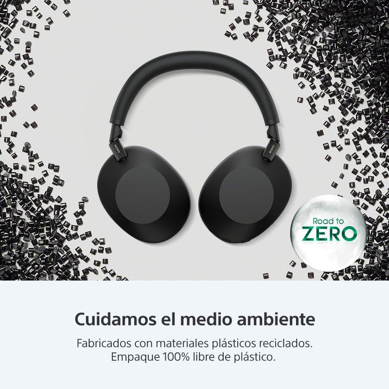 Audífonos Sony WH-1000XM6 negros para llamadas
