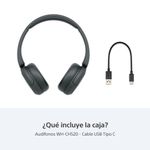 Audífonos Sony WH-CH520 inalámbricos bluetooth contenido de caja
