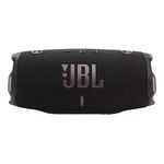Parlante bluetooth JBL Charge 6 Auracast 40W negro vista frontal logo JBL
