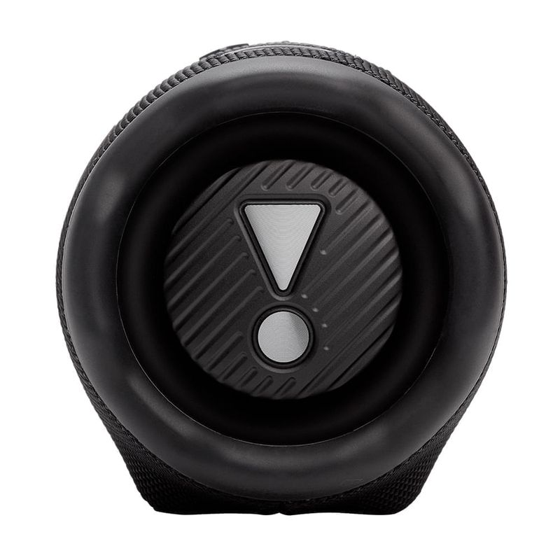 Parlante bluetooth JBL Charge 6 Auracast 40W negro detalle radiador pasivo lateral JBL