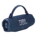 Parlante bluetooth JBL Charge 6 IP68 28h USB Tipo-C azul vista frontal oblicua
