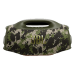 Parlante bluetooth JBL Boombox 4 alta potencia resistente IP68 color camuflado vista frontal