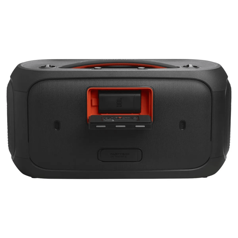 Parlante Bluetooth JBL PartyBox On-The-Go 2 100W IPX4 negro vista trasera