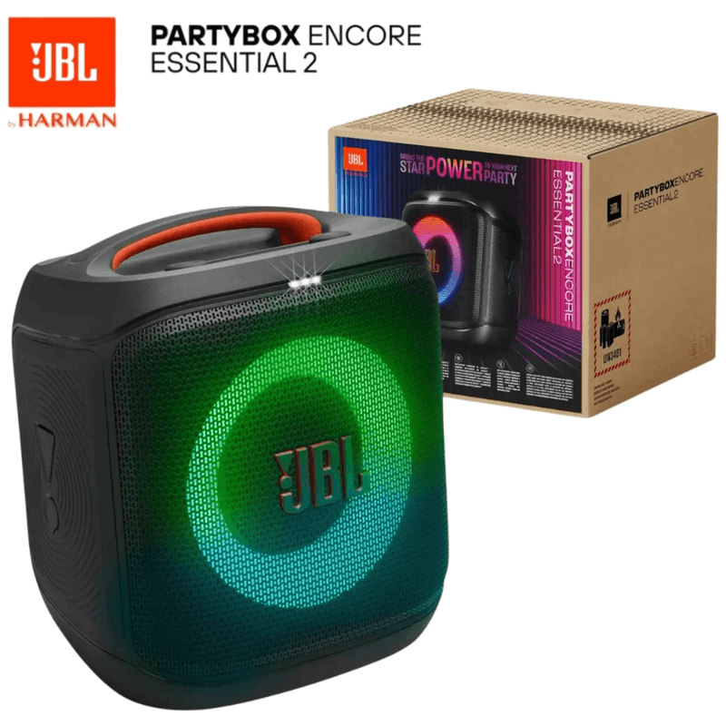 Parlante JBL en uso fiesta y reuniones con sonido potente