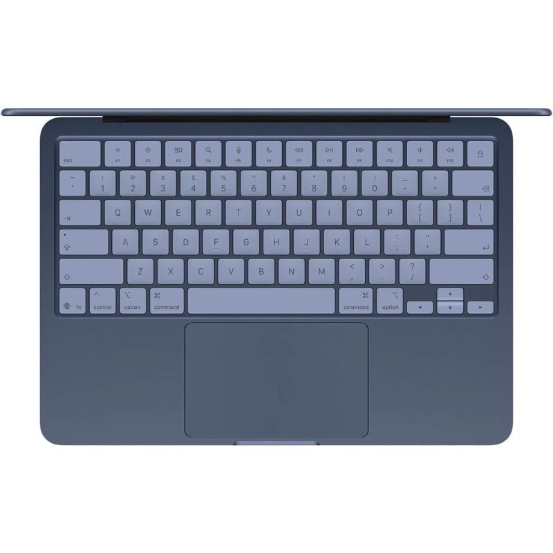 MacBook Neo 13" A18 Pro 8GB 512GB SSD índigo frontal teclado