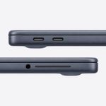 MacBook Neo 13" A18 Pro 8GB 512GB SSD índigo lateral puertos