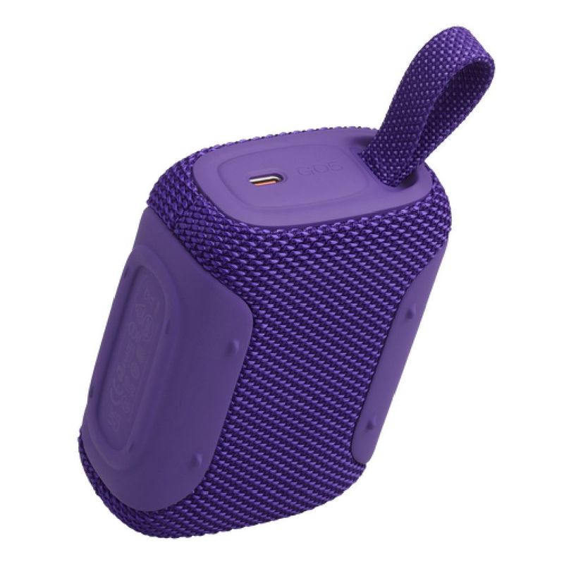 Parlante JBL Go 5 Bluetooth IP68 10h Portátil Púrpura superior conexión