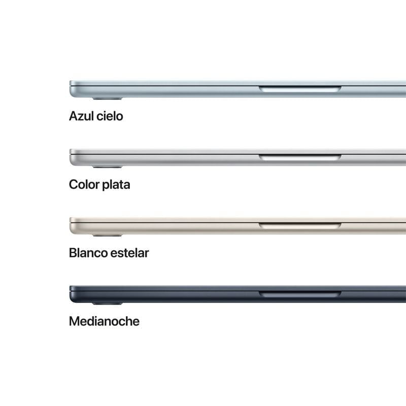 MacBook Air 13 M5 16GB RAM 512GB SSD Midnight lateral