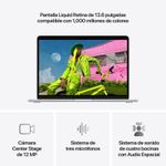 MacBook Air 13 M5 16GB RAM 512GB SSD Midnight caracteristicas