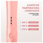 Rizador automático Bomidi HC02, 210°C, cerámica, rosado