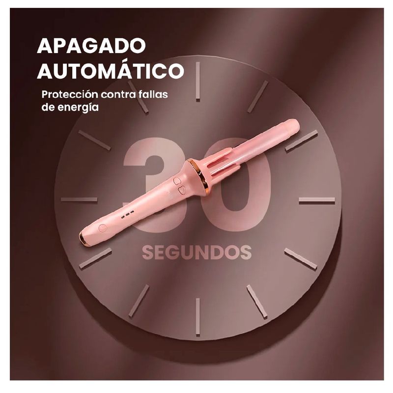 Rizador automático Bomidi HC02, 210°C, cerámica, rosado calidad