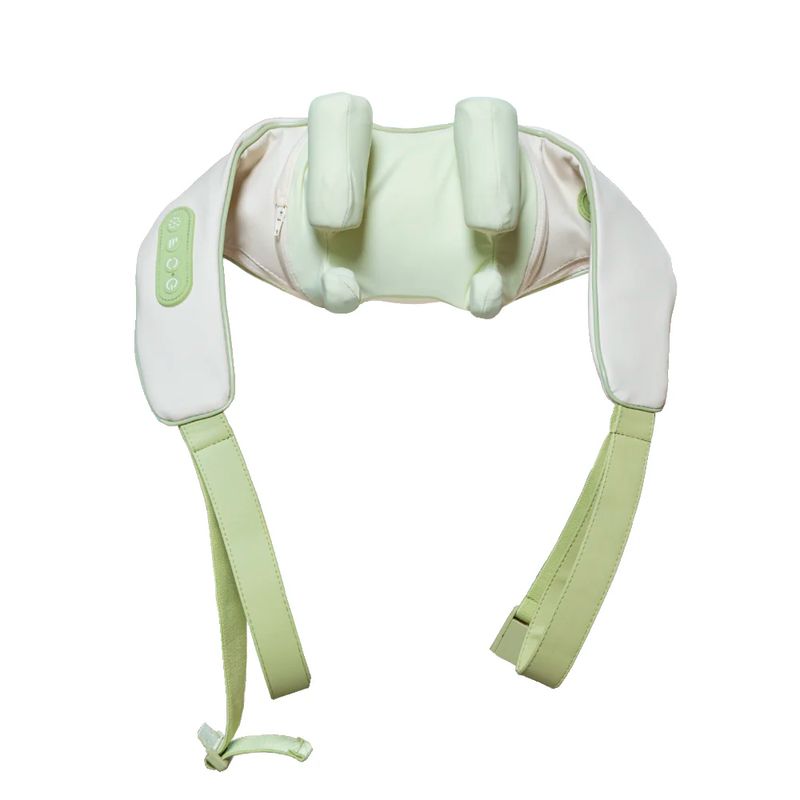Masajeador de cuello Bomidi MP2 Lite con calor 6D verde frontal