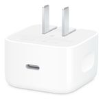 Cargador Apple USB-C 40W PD Dynamic Power Adapter blanco frontal tamaño